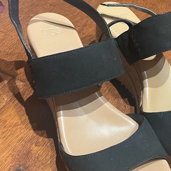 Black Ugg Wedges - Picture 9 of 9